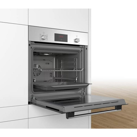 Вградена фурна Bosch HBF134ES1 , 66 , Eco Clean Direct , Push бутони , А