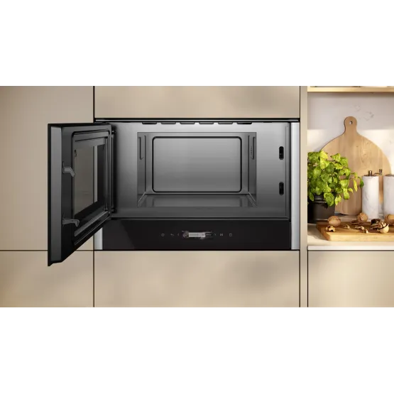 Вградена микровълнова фурна NEFF NL4WR21N1 , 21 , EasyClean® , Сензорно