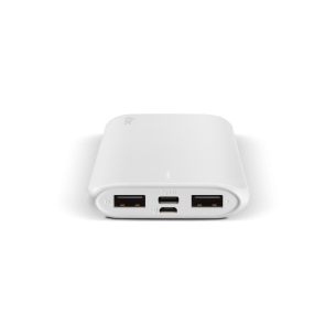 Външна батерия PowerSlim Duo 10.000mAh Universal Mobile Charger - Бяла
