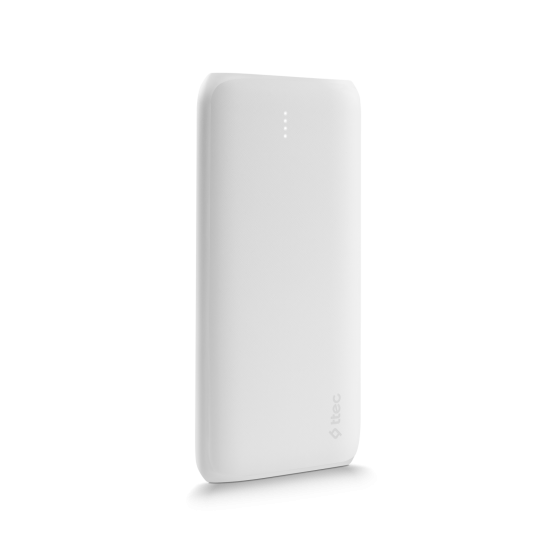 Външна батерия PowerSlim Duo 10.000mAh Universal Mobile Charger - Бяла