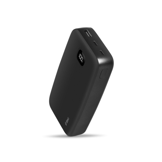 Външна батерия ttec ChargeUp LCD 20.000mAh Powerbank - Черна
