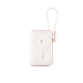 Външна батерия ttec ReCharger Pro M 10.000mAh MagSafe Comp. PD 20W Inserted USB-C Cable Powerbank - Бяла
