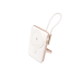 Външна батерия ttec ReCharger Pro M 10.000mAh MagSafe Comp. PD 20W Inserted USB-C Cable Powerbank - Бяла