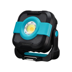 Външна батерия с лампа ProMate CAMPMATE-3 PowerBank, Type-C /USB-A 9000mAh - Черна