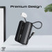 Външна батерия ProMate NEO-10.BLACK 10000mAh Power bank w/ 2.5W Apple Watch Charger, built-in USB-C Input/output Cable, 30W USB-C Input/