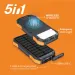 Външна батерия ProMate Solar PowerBank , Rugged, EcoLight 20W / 3.0 QC 5 in 1 10000mAh - Черна