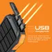 Външна батерия ProMate Solar PowerBank , Rugged, EcoLight 20W / 3.0 QC 5 in 1 10000mAh - Черна