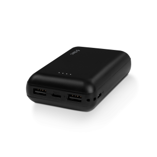 Външна батерия ReCharger Duo 10.000 mAh Powerbank with USB-C Input/Output - Черна