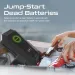 Стартерно устройство HEXABOLT-20 Jump starter 1500A/12V / Външна батерия ProMate PowerBank LED, Wireless, 6 in 1 19200mAh 3.0 QC - Черна