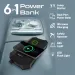 Стартерно устройство HEXABOLT-20 Jump starter 1500A/12V / Външна батерия ProMate PowerBank LED, Wireless, 6 in 1 19200mAh 3.0 QC - Черна