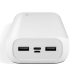 Външна батерия ttec ReCharger Ultra 30.000 mAh Powerbank - Бяла