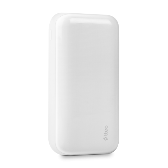 Външна батерия ttec ReCharger Ultra 30.000 mAh Powerbank - Бяла