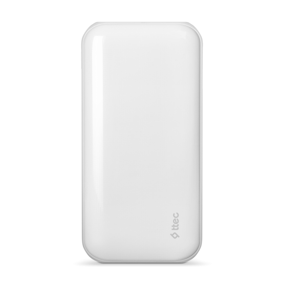 Външна батерия ttec ReCharger Ultra 30.000 mAh Powerbank - Бяла
