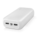 Външна батерия ttec ReCharger Ultra 30.000 mAh Powerbank - Бяла