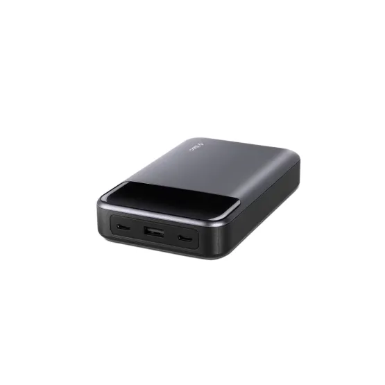 Външна батерия ttec ReCharger Pro LCD 20.000mAh PD 130W Powerbank S - Сива