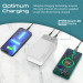 Външна батерия ProMate TORQ-20 PowerBank SuperSlim 20W / 3.0 QC, LCD, 20000mAh - Бяла
