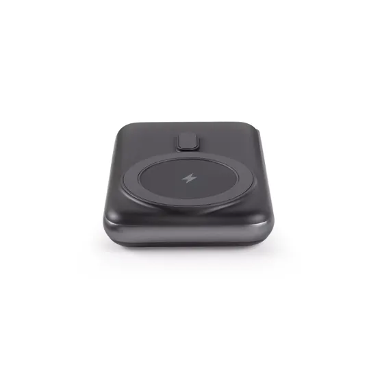 Външна батерия ttec ReCharger Pro M 10.000mAh LCD MagSafe Comp. PD 20W Wireless Powerbank w Stand - Черна