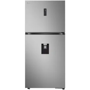 Хладилник с горна камера LG GTFV61PYBQD , 609 l, E , No Frost , Инокс