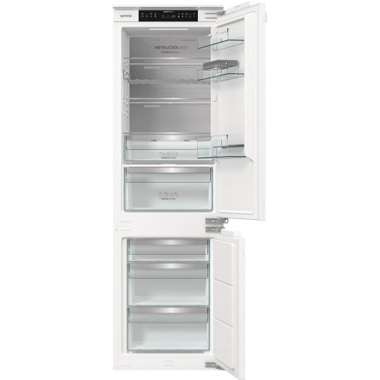 Вграден хладилник с фризер Gorenje NRKI517E82WF , 252 l, E , No Frost , Да