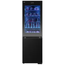 Хладилник с фризер LG GBG7190CEV*** , 349 l, C , No Frost , Черен
