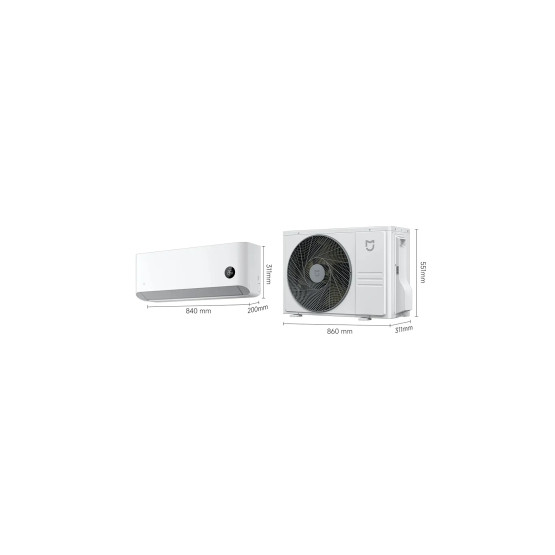 Климатик Xiaomi MIJIA ASH-09WO/N2C2-EU , 9000 охл/отопление BTU, A++ , Инверторни системи