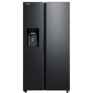 Хладилник Side-by-Side Toshiba GR-RS755WI-PMJ(05) , 568 l, E , No Frost , Черна неръждаема стомана