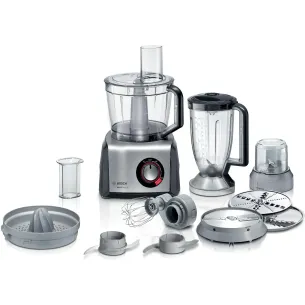 Кухненски робот Bosch MC812M844*** , 1250 W, Пластмасова купа 3,9 л за 750 g брашно + добавки