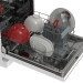 Съдомиялна машина Sharp QW-NA26F45DW*** , 15 комплекта, 600 Ш, мм, D