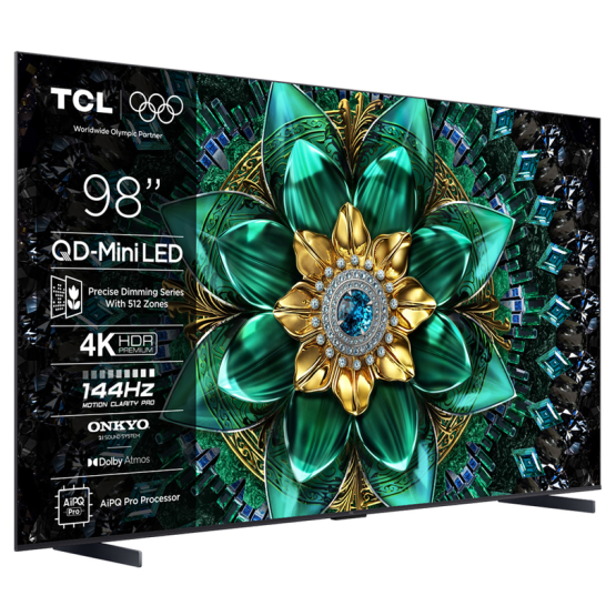 Телевизор TCL 98Q6C , 248 см, 3840x2160 UHD-4K , 98 inch, QLED , Sm