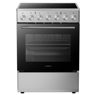Готварска печка (ток) Crown CEC60M8IX , INOX , Керамични