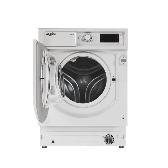 Вградена пералня със сушилня Whirlpool BI WDWG 961486 EU , 1400 об./мин., 6 kg, 9.00 kg, D , D , Бял