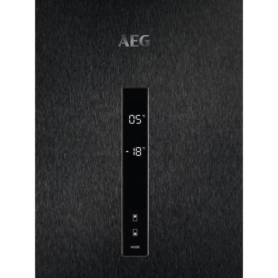 Хладилник с фризер AEG ORC8M361EL*** , 367 l, E , No Frost , Черен инокс