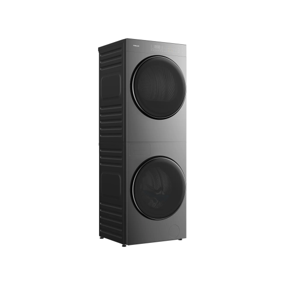 Пералня със сушилня Finlux ComboWash FWT9080GR , 1200 об./мин., 8 kg, 9.00 kg, A , E , Inox