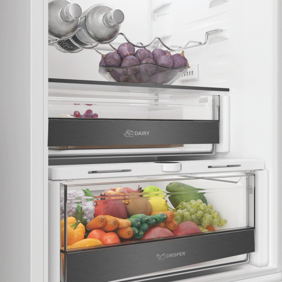 Вграден хладилник с фризер Whirlpool WHK2 5322 B4E , 300 l, E , No Frost , Да