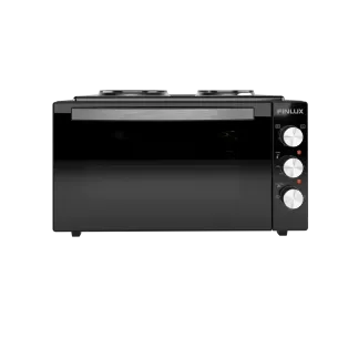 Готварска печка (мини) Finlux FMC-4545BS , 2 ток , Черен