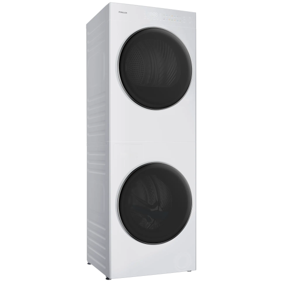 Пералня със сушилня Finlux ComboWash FWT9080WH , 1200 об./мин., 8 kg, 9.00 kg, A , E , Бял