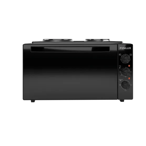 Готварска печка (мини) Finlux FMC-4555GL , 2 ток , Черен