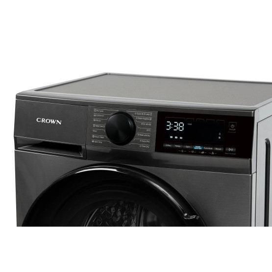 Пералня със сушилня Crown CWD10714DIX , 10.00 kg, 1400 об./мин., 7 kg, A , D , D , Inox