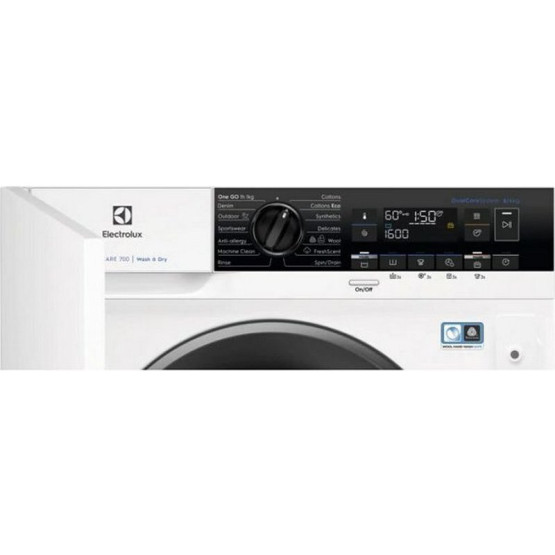Вградена пералня със сушилня Electrolux EW7W368SI , 1600 об./мин., 4 kg, 8.00 kg, D , E , Бял