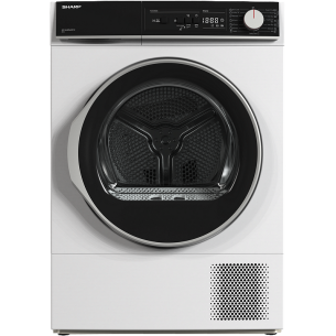 Сушилня Sharp KD-NHA8S6GW1D , 8 kg, D , Бял , D