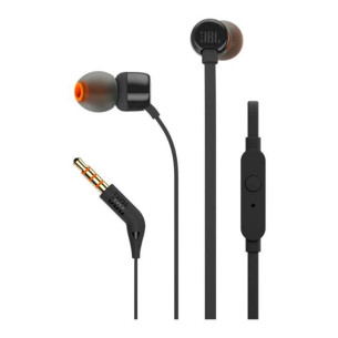Слушалки JBL T110 BLACK JBLT110BLKE , IN-EAR (ТАПИ)