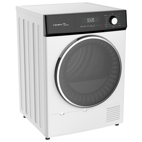 Сушилня Crown TDC8016WY , 8 kg, E , Бял